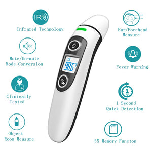 Baby or Adult Thermometer - Digital Non-Contact