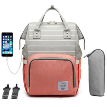 Load image into Gallery viewer, Maternity and Diaper Bag - USB Backpack - Waterproof
